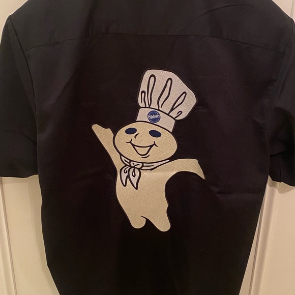 Supreme Doughboy S/S Work Shirt Black - Picture 14 of 15